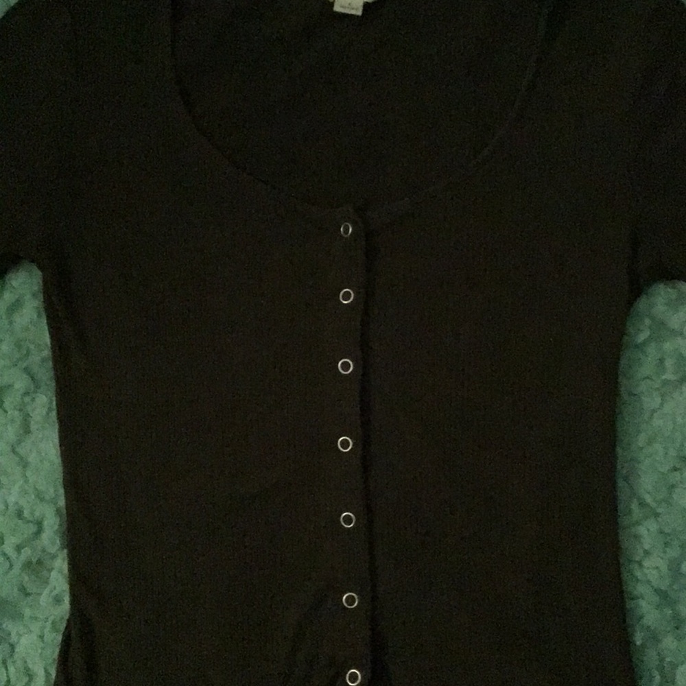 Olive button up short sleeve